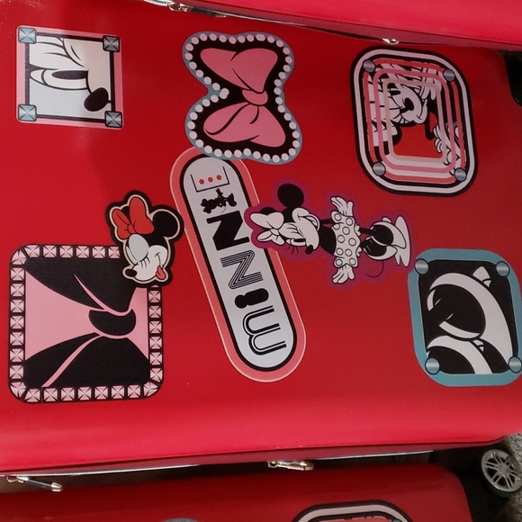 NEW FUL Hard Sided ABS Minnie Mouse 3-Piece Rolling Suitcase - Picture 2 of 8